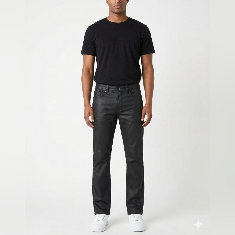 ⁶AKADEMIKS. Men's Jeans Black Straight Size 34X34.